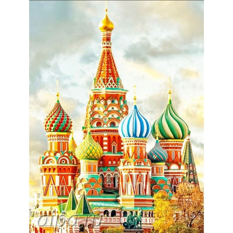 Храм раскраска по номерам Храм раскраска по номерам